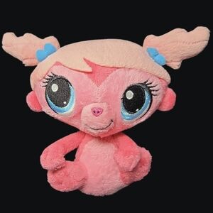 Littlest Pet Shop "Minka Mark" Pink Monkey Plush